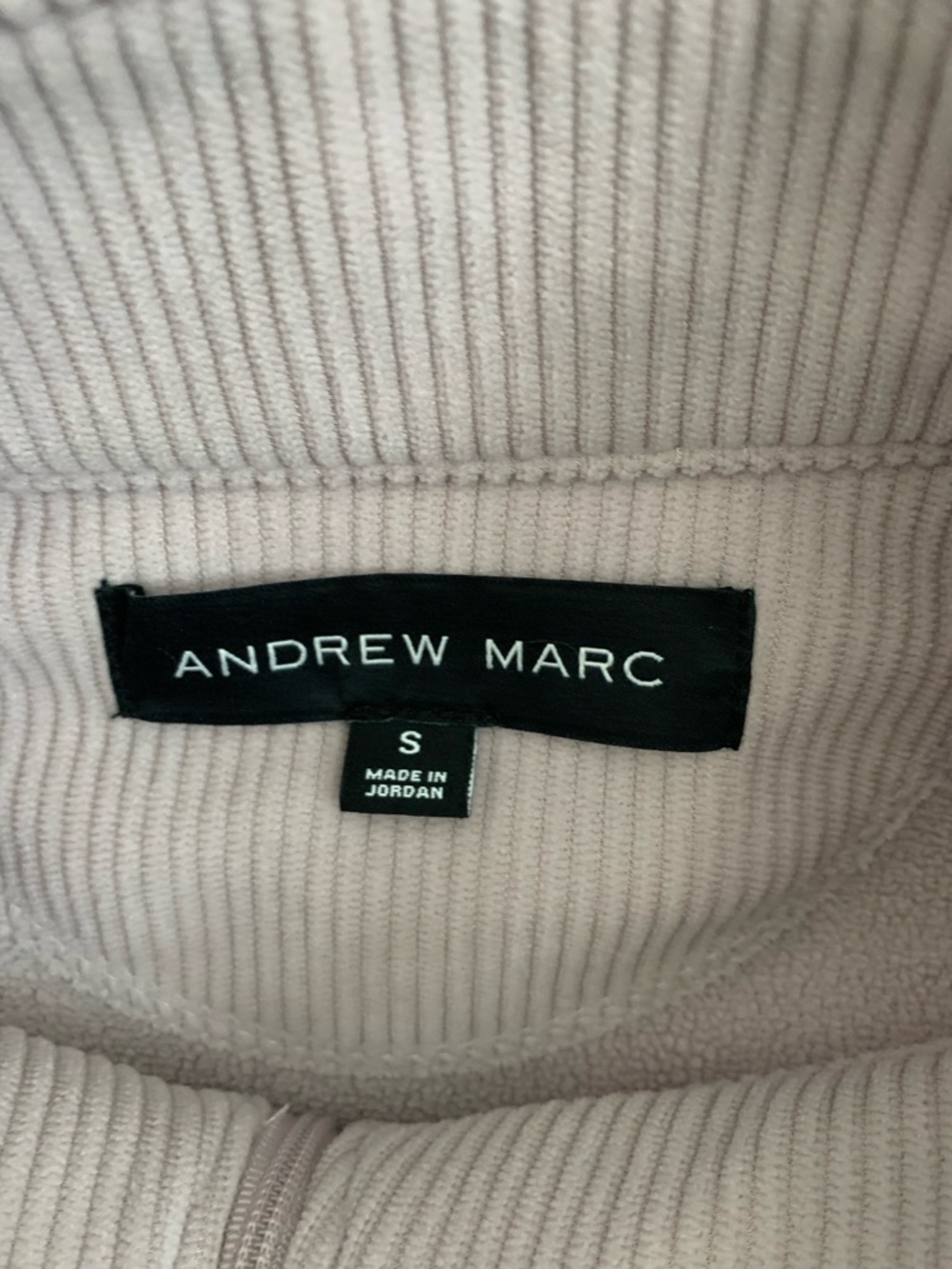 Lightweight Ribbed Zip-Up Jacket in Light Lavenderu - Picture 5 of 6